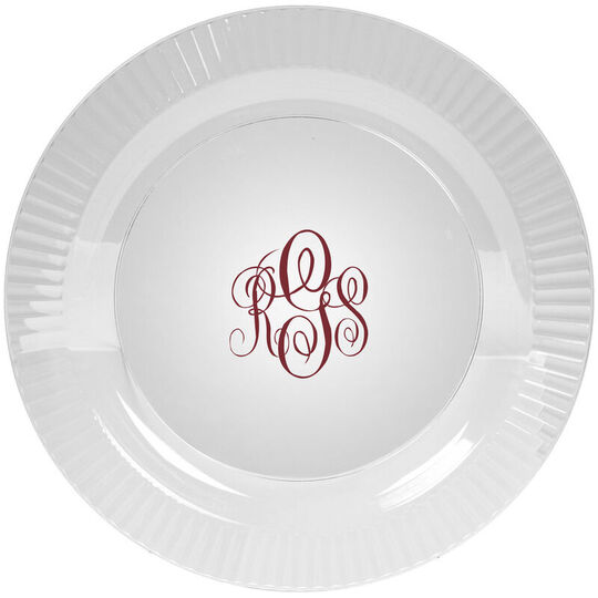 Design Your Own Personalized Ruffled Edge Plastic Plates